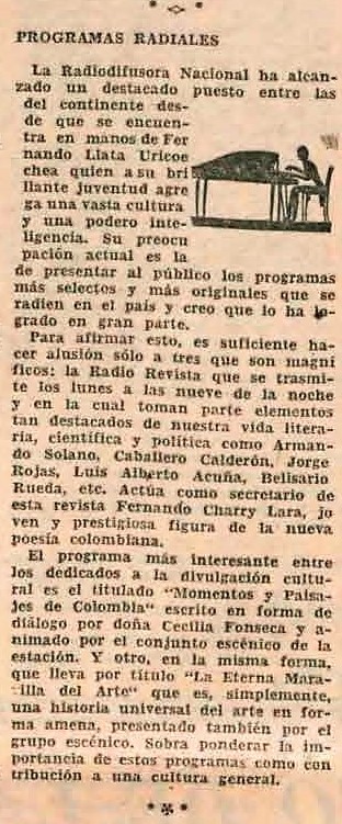 Programas radiales