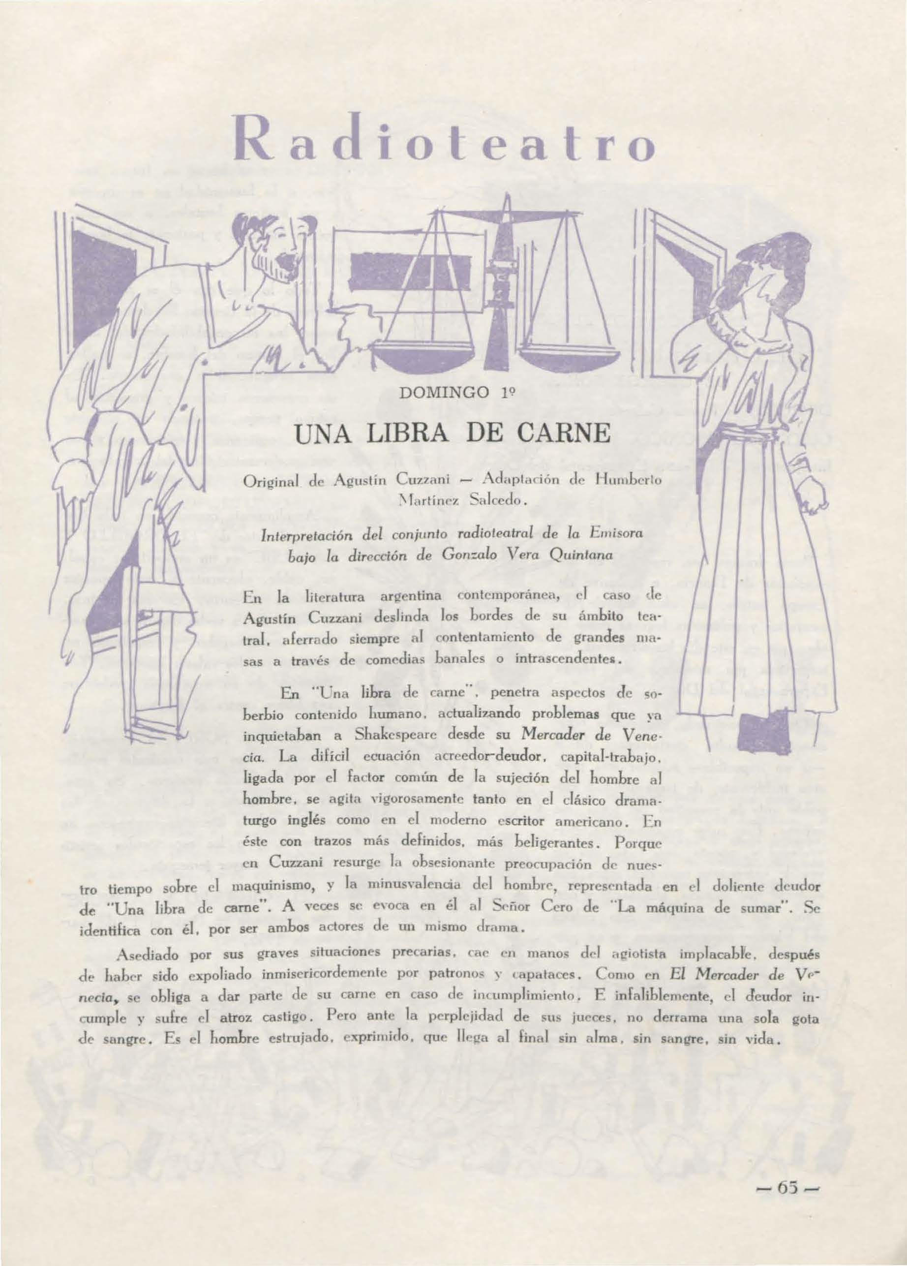 Sección de Radioteatro 195806 Historia Radio Nacional
