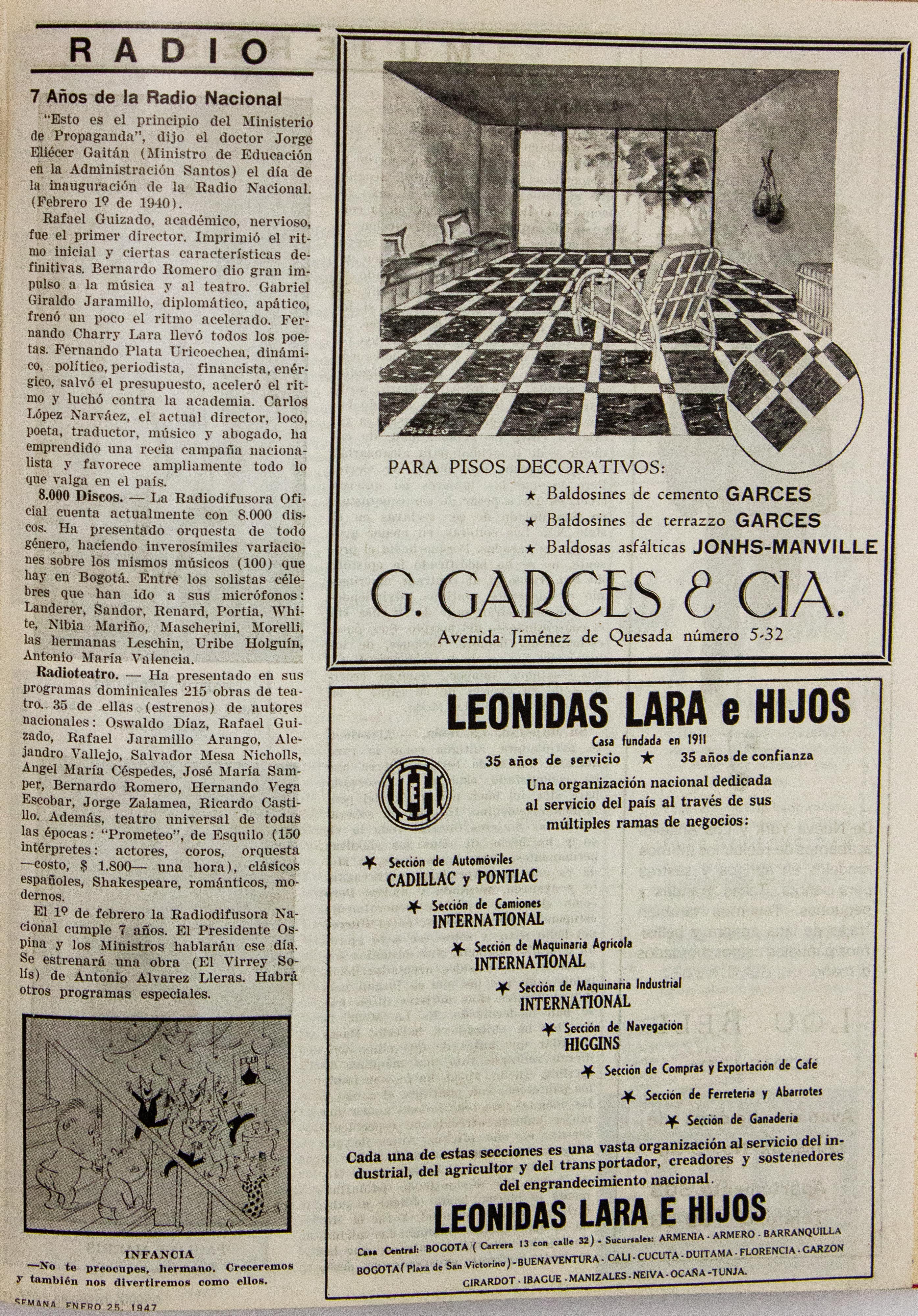 Siete años de la Radio Nacional. 1947 Siete años de la Radio Nacional. 1947