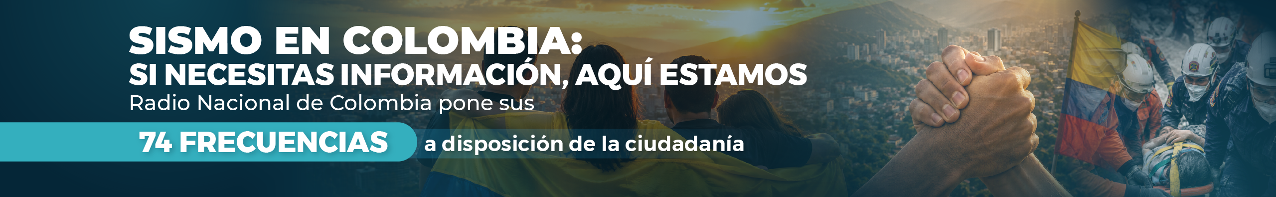 Radio Nacional de Colombia pone sus 74 frecuencias a disposición de la ciudadanía