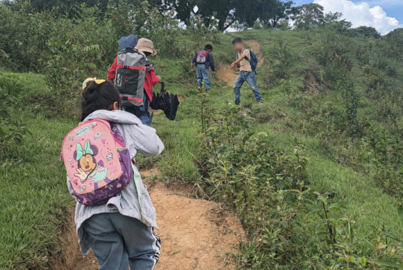 Foto: Angie Cuellar, docente itinerante.
