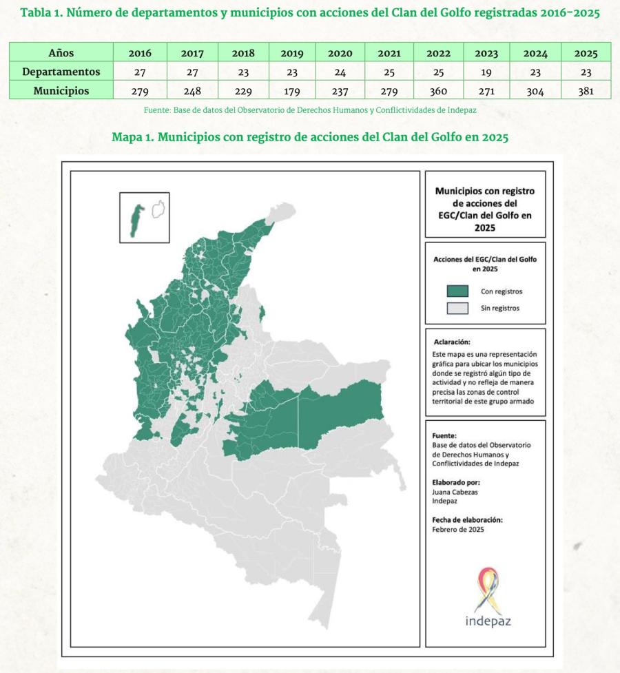 Información de Indepaz.