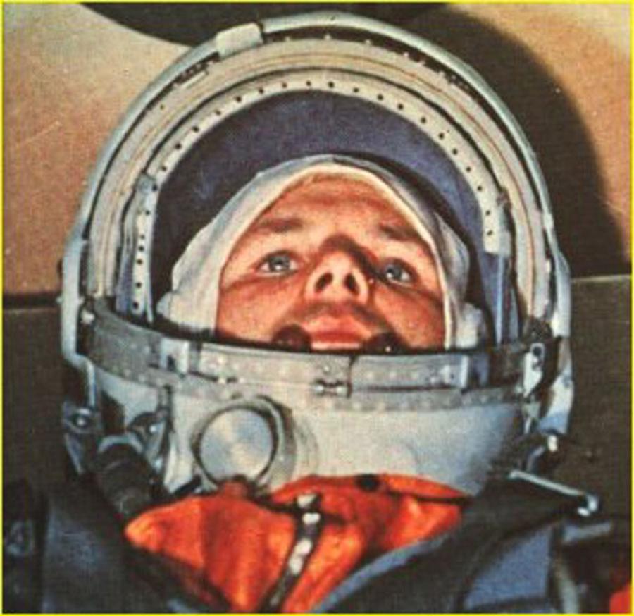 Foto: AFP- Cosmonauta Yuri Gagarin, primer ser humano en ir al espacio