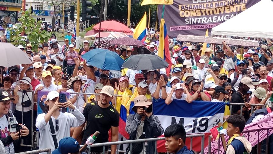 Marcha del 1 de mayo de 2026 en Cali