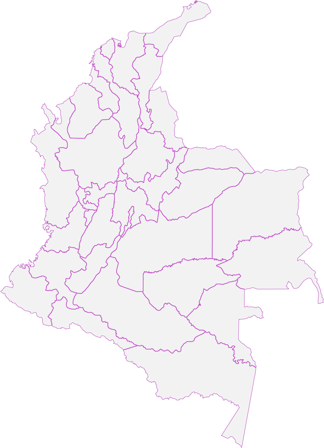 Mapa interactivo Colombia