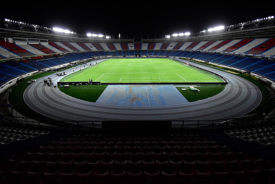 Partido Colombia Chile aforo del 50 en Metropolitano de Barranquilla