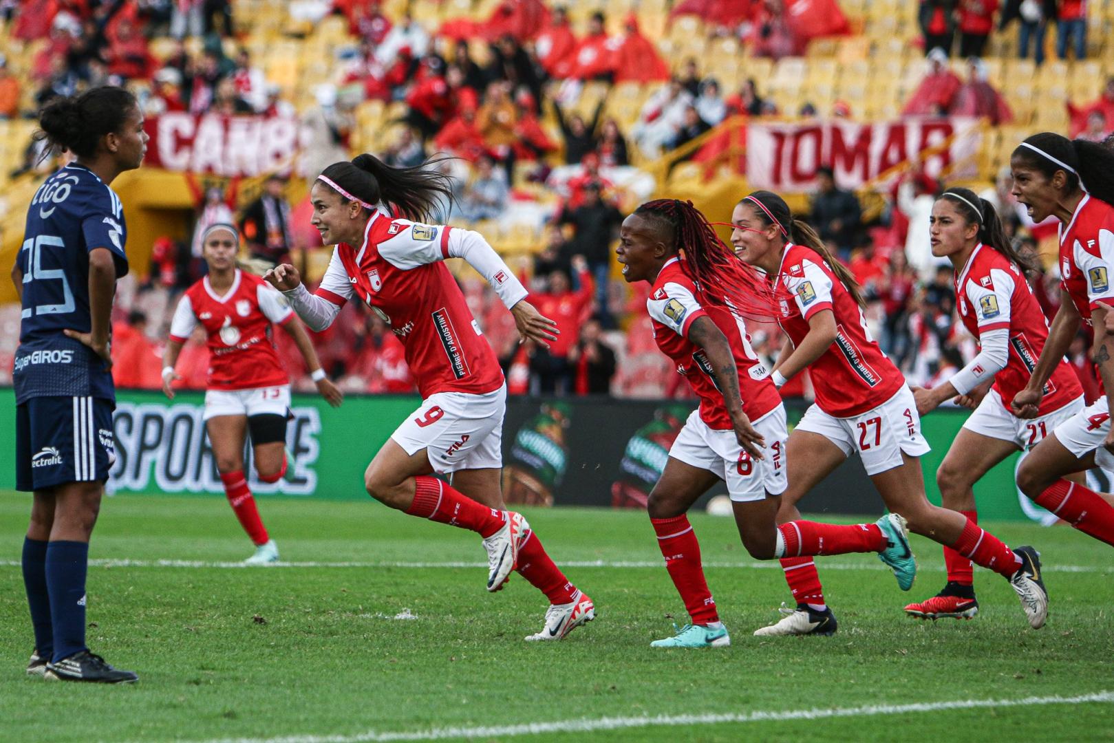 Fútbol Femenino EN VIVO. Santa Fe vs Atlético Nacional