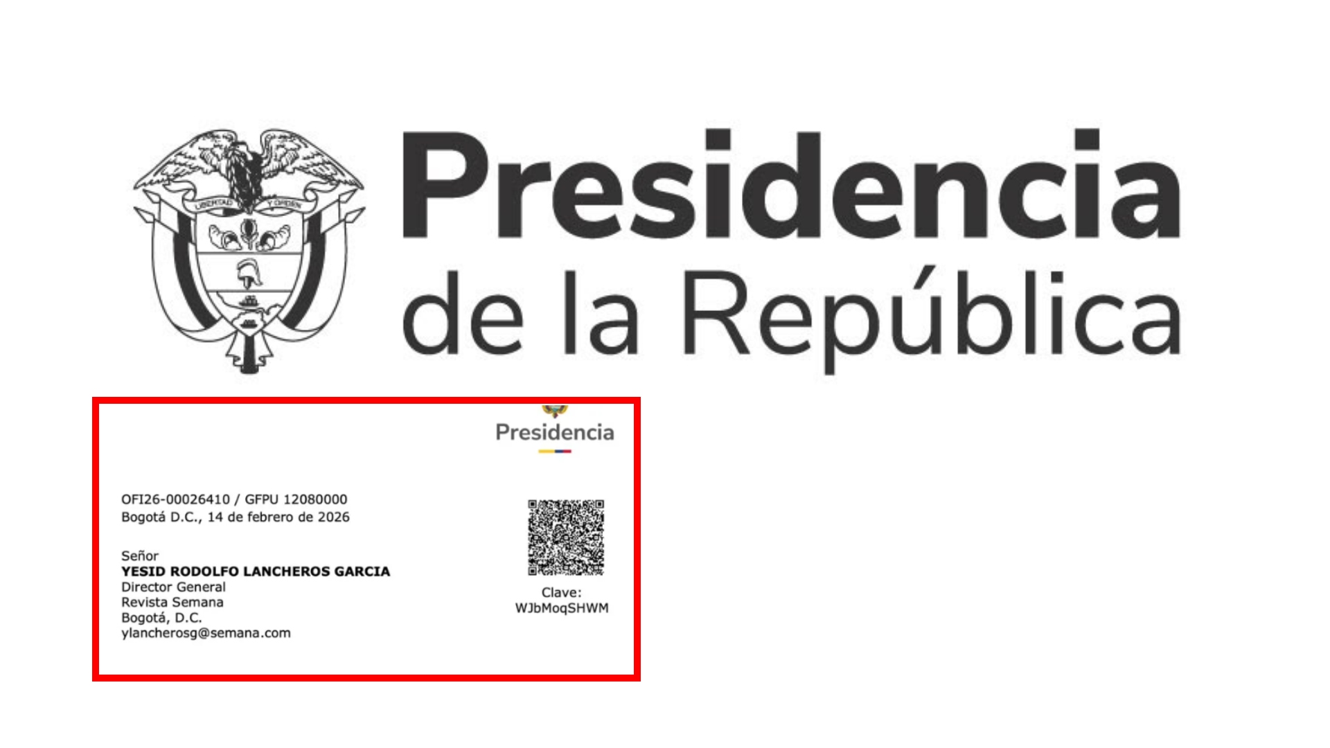 Presidencia niega contrato millonario a fotógrafo y maquillador con RTVC
