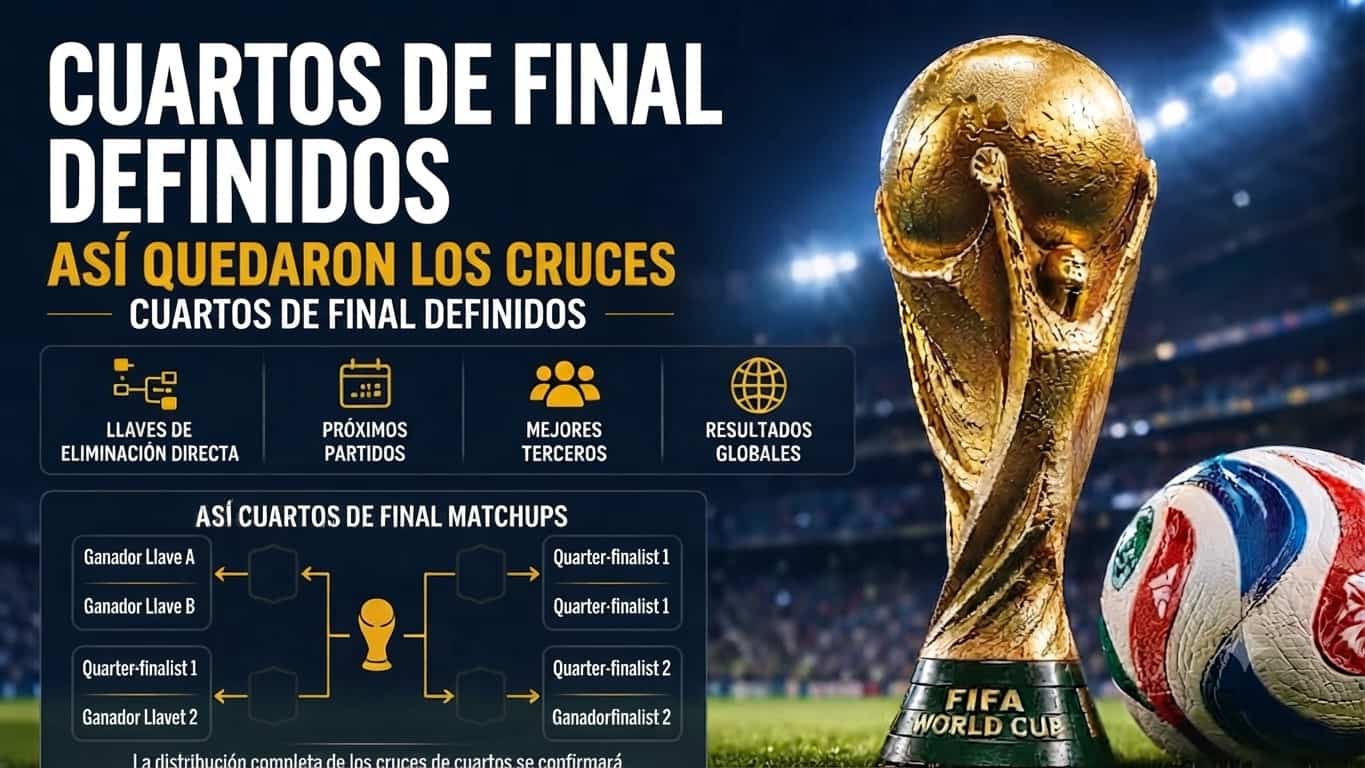 cuadro 4tos de final mundial 2026