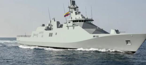 Colombia construye su primera fragata nacional