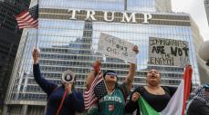 Manifestantes.