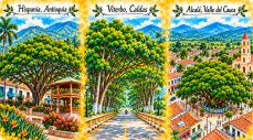 Fiestas del Samán en Colombia celebran este árbol en Hispania, Viterbo y Alcalá