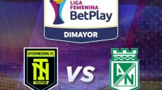 Liga femenina: Inter de Palmira frente Atlético Nacional 