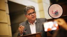 Wilson Arias denuncia que encontró un micrófono oculto en su oficina