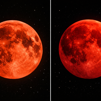 Representación gráfica del Eclipse Lunar 2026