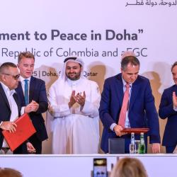 Acuerdo Ejército Gaitanista Colombia y gobierno nacional Doha 