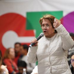 Senadora Aída Avella defiende ley de financiamiento en Colombia como urgente ante reforma tributaria 2025