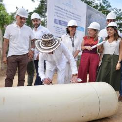 Petro entrega obras en Ciénaga de Oro 