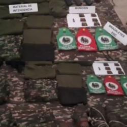 Incautación armas Clan del Golfo Cesar