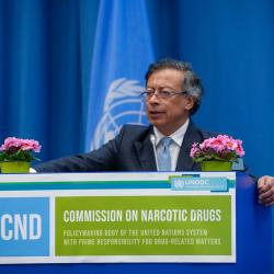 Discurso presidente Petro en Viena sobre sustitución voluntaria de cultivos