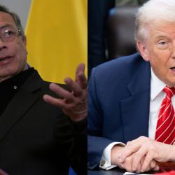 Donal Trump se refiere a su encuentro con el presidente Gustavo Petro