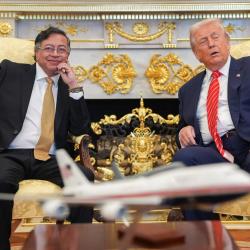 Primeras imágenes Petro Trump