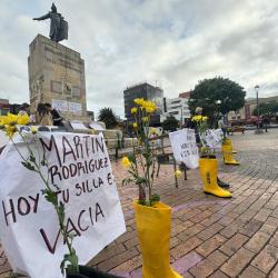 Universitarios en Pasto conmemoraron el Día del Estudiante Caído 