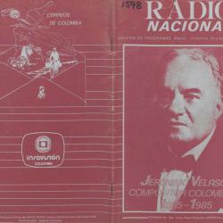 Jerónimo Velasco, Artista de la Semana en Radio Nacional de Colombia