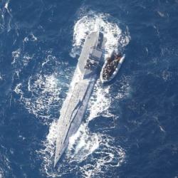 Incautación de submarino Colombia- Estados Unidos 