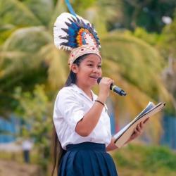 Jhojanys León la joven Tikuna que llevó el Amazonas hasta la NASA
