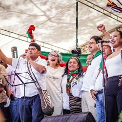Lideresas celebran designación de Aida Quilcué como fórmula vicepresidencial de Iván Cepeda