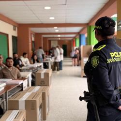 Más de 400.000 efectivos de la Fuerza Pública garantizarán la seguridad en las elecciones presidenciales