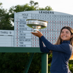 María José Marín, primera golfista colombiana en ganar el Campeonato Amateur Femenino de Augusta National