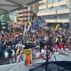 Miles de personas marcharon en Ibagué y Saldaña por la defensa del agua, la vida y los territorios