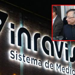 Presidente Petro habló desde el recuperado estudio de Inravisión