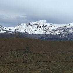 Se registra nevada en el Nevado del Ruiz en vía Manizales-Murillo