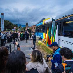 Regiotram de Occidente: primer vagón en Gobernación Cundinamarca 