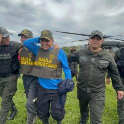 Miguel Ayala, hijo de Giovanny Ayala, rescatado por el Gaula tras secuestro