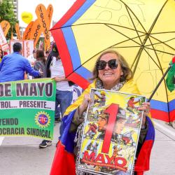 Marchas del día del trabajo. / Foto: Presidencia.