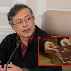 Pasaporte de Colombia: Petro mostró el neuvo documento