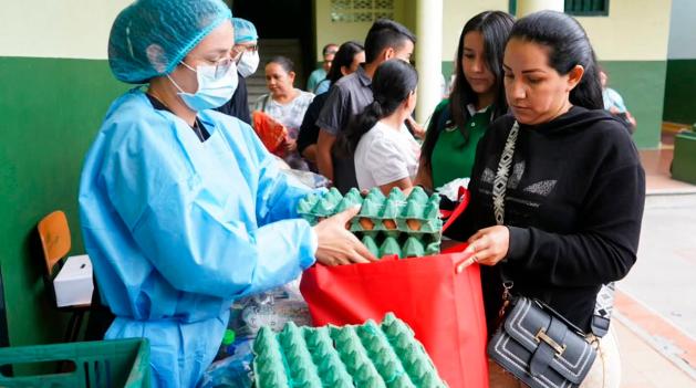 Gobierno garantiza alimentación escolar en receso académico
