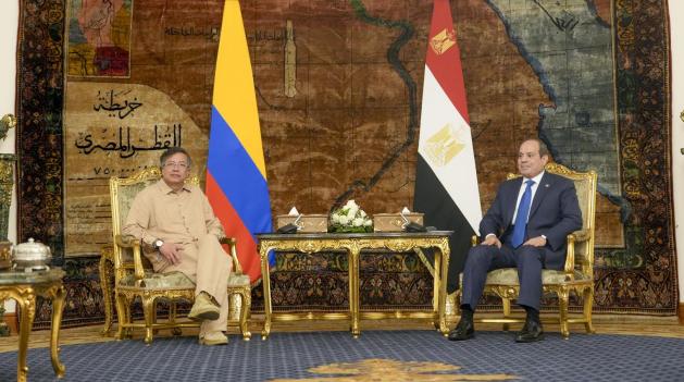 Gustavo Petro anunció apoyo a Egipto para lograr paz en Palestina Gustavo Petro anunció apoyo a Egipto para lograr paz en Palestina