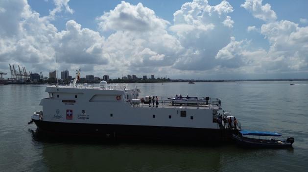 Buque hospital Benkos Biohó ya está en el Pacífico