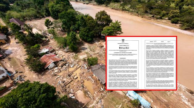 Gobierno decreta emergencia económica y social en ocho departamentos