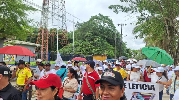 Leticia marcha por el trabajo digno: cerca de mil personas se movilizan este 1 de mayo 