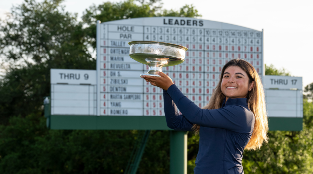 María José Marín, primera golfista colombiana en ganar el Campeonato Amateur Femenino de Augusta National