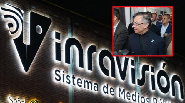Presidente Petro habló desde el recuperado estudio de Inravisión