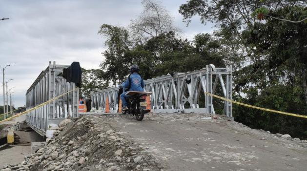 Restablecen conectividad vial en el Meta tras colapso de puente en diciembre