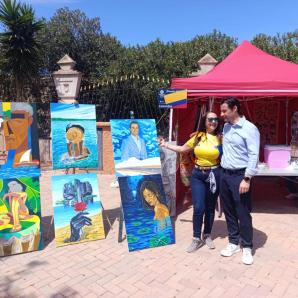 Artista del Pacífico colombiano brilla en Mosaico Fest en España