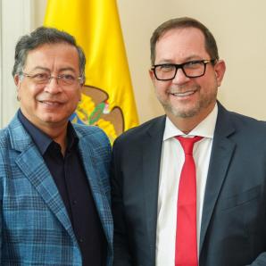 Gustavo Petro se reunió con Lidio García para tratar temas clave del Congreso